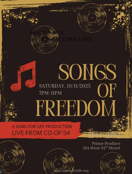 Live from Co-Op 54 proudly presents: Songs of Freedom-live music concert