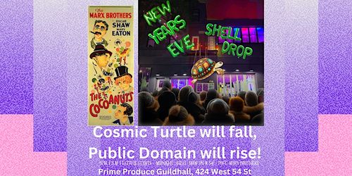 New Years Eve Cosmic Turtle Drop + Public Domain Film Festival