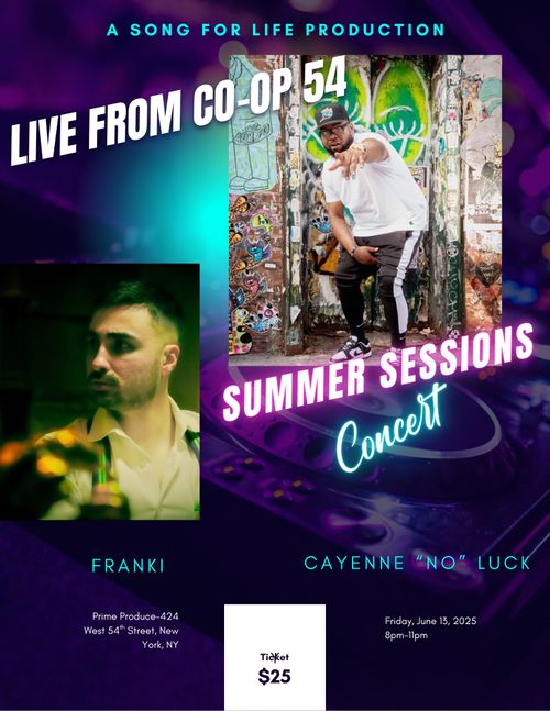 Live From Co-Op 54 is back with Summer Sessions