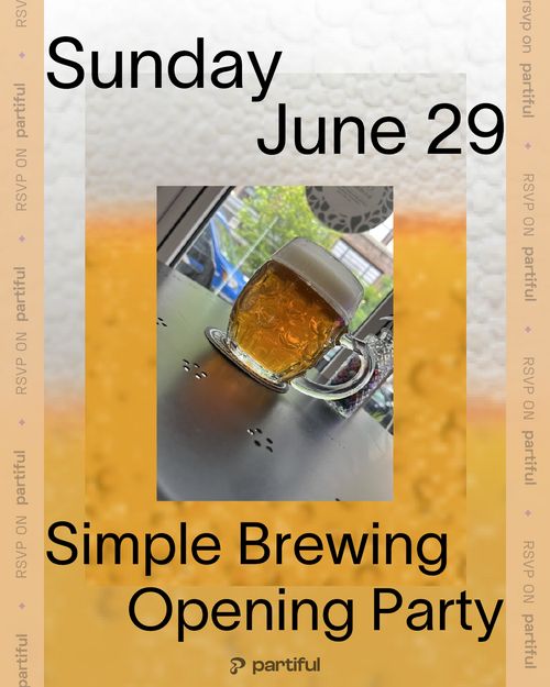 Simple Brewing Opening Party